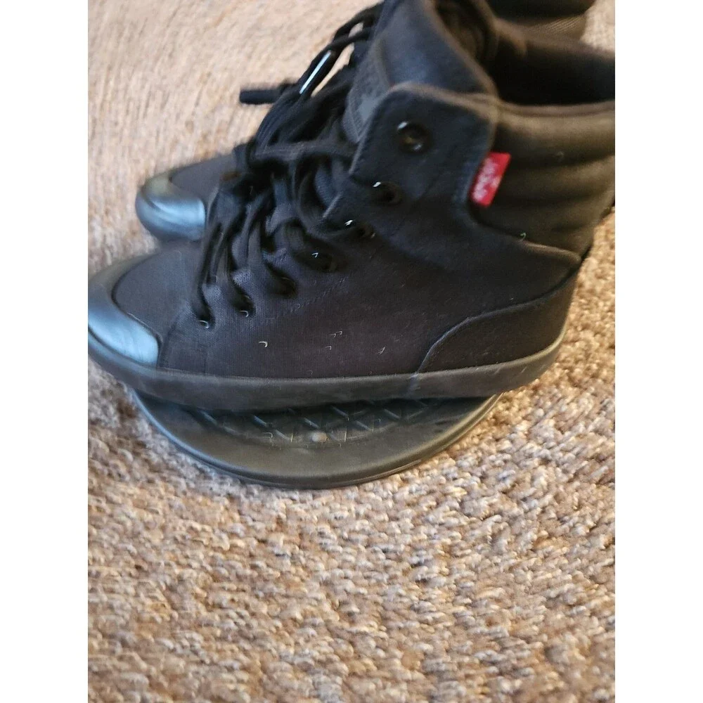 Levi’s Women’s Olivia II CT CVS High-Top Lace-Up Canvas Sneakers - Black Sz 6.5